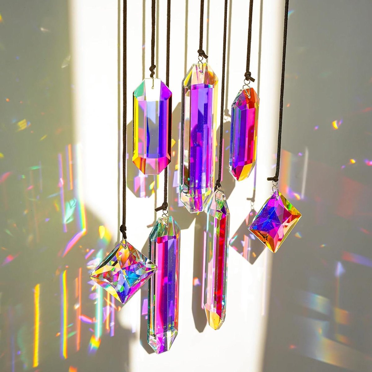7 Crystal Sun Catcher Prisma's - Suncatcher Kristallen Venster Decoratie voor Huis en Tuin