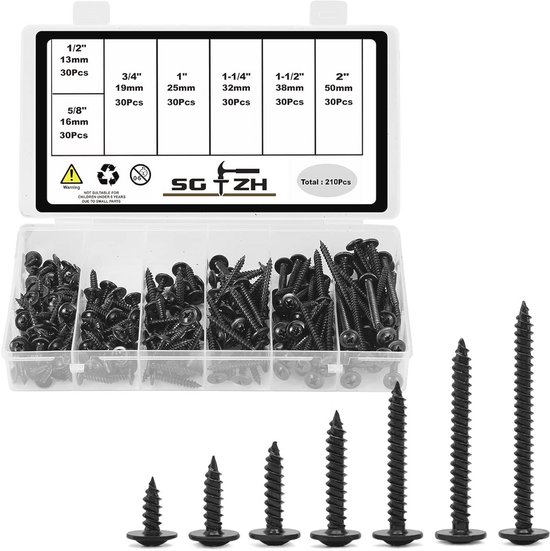 Zelftappende schroeven platkop RVS 4,2x38mm PZ kopen
