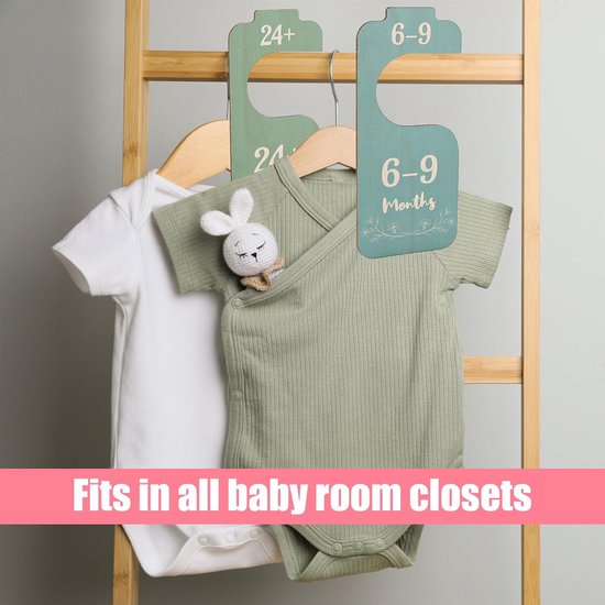 Maataanduiders voor liggende babykleding, zwart-wit jungle dieren, maat 50 tm 92 (0 tot 2 jaar) - Little green planet
