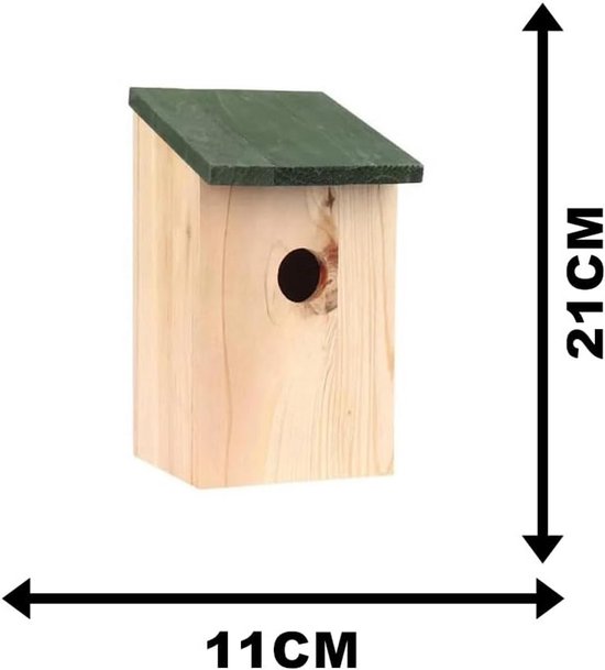 Houten vogelhuisje om te schilderen met logo | Vanaf €3,49 Houten vogelhuisje om te schilderen met logo | Vanaf €3,49