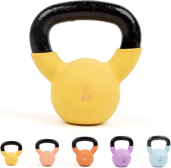 ZEUZ Kettlebell 8 KG - Gewichten voor Fitness & CrossFit - Gietijzer