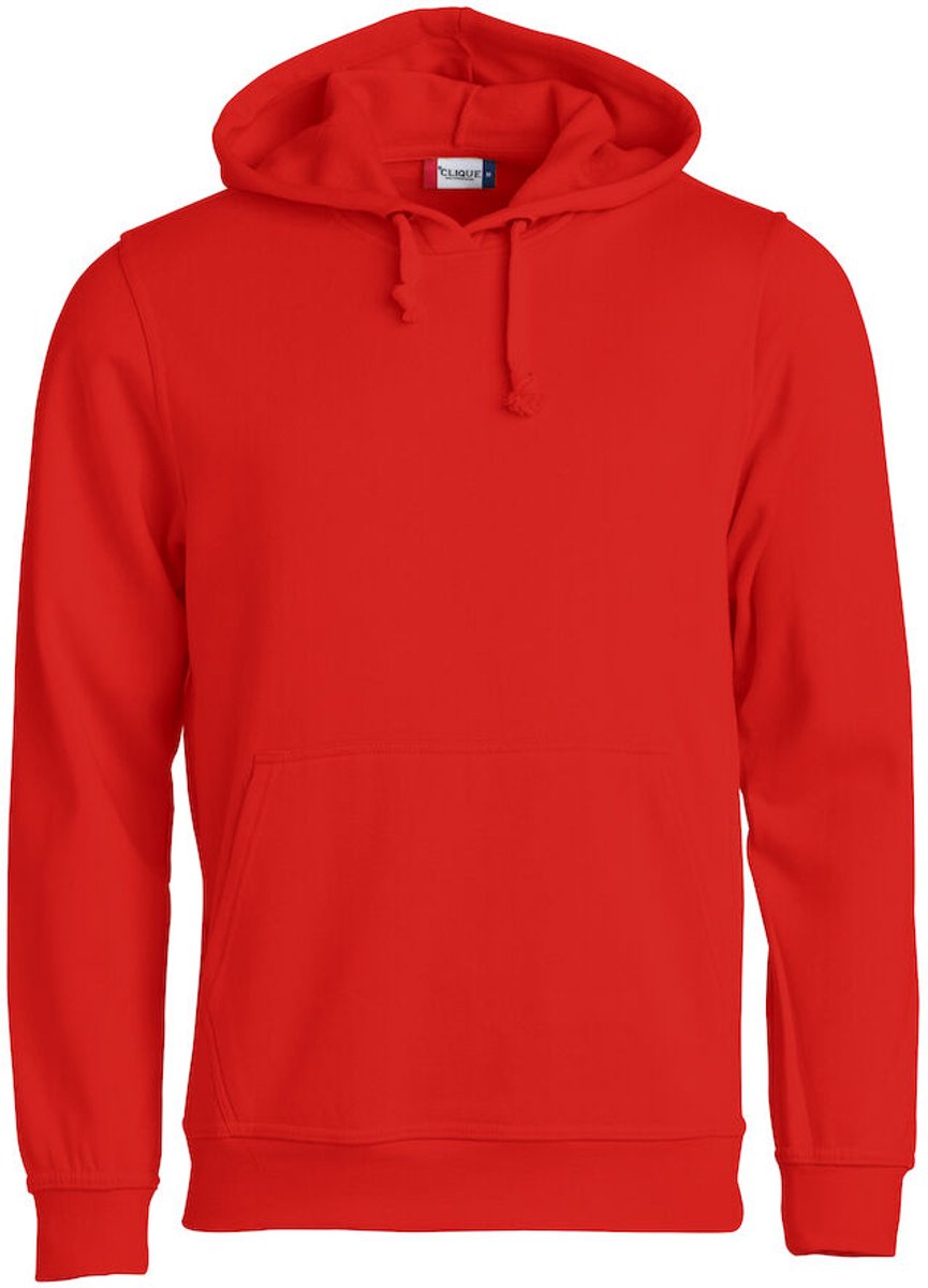 Clique Basic hoody Rood maat XXL