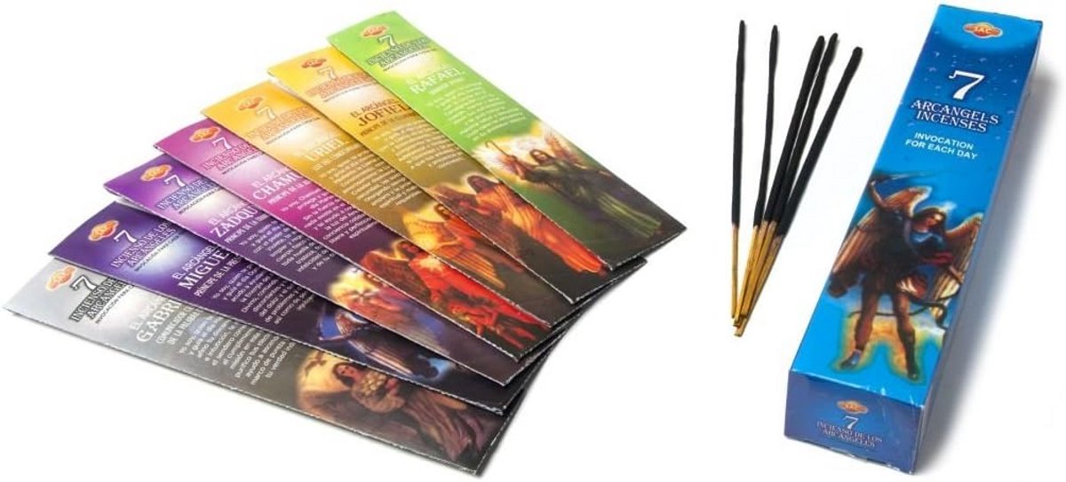 7 Aartsengelen Wierook Sticking Set - 7 Soorten, Set van 35 Stuks