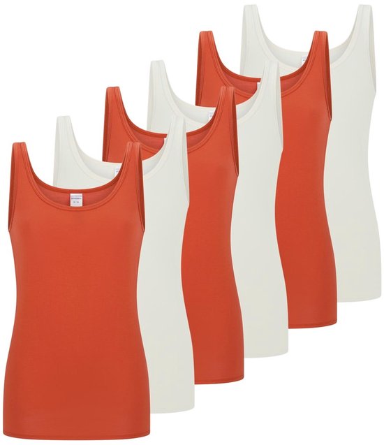 Schiesser Lot de 6 maillots de corps pour femme Modal Essentials