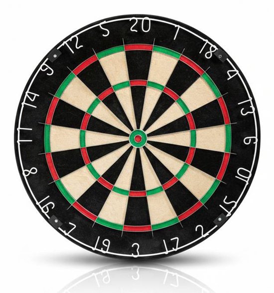 #DoYourDart dartbord - 6 dartpijlen - stalen dartpijlen incl. flight - complete dartset - sisal dartbord met dartrand - dartbord - zelfschietende Braziliaanse sisalvezels van DoYourDart — afbeelding 4