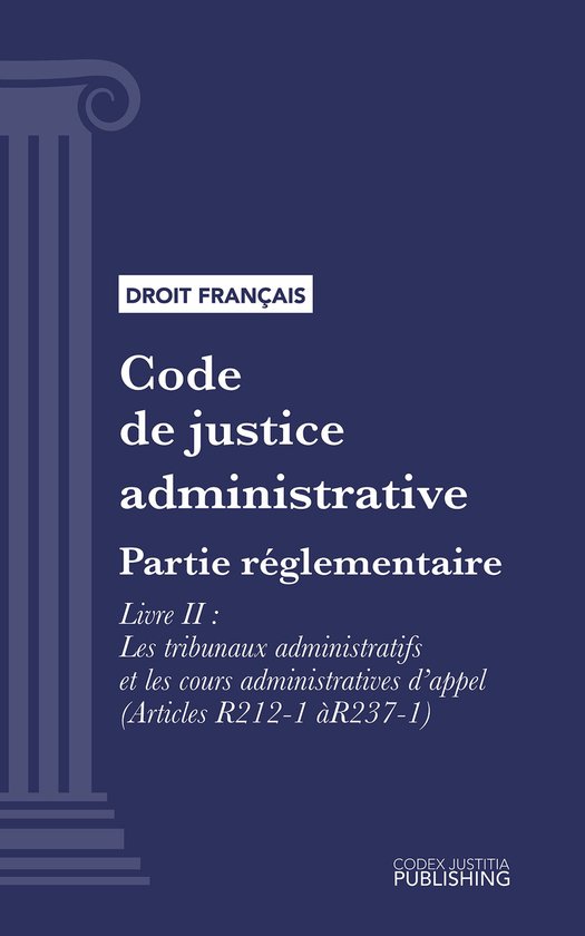 Code de justice administrative - cover