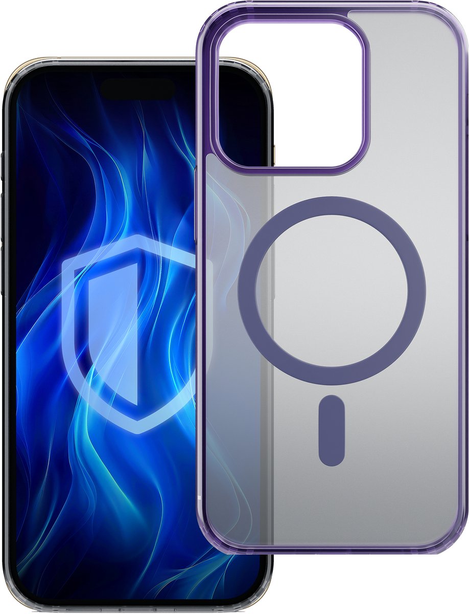Apple iPhone 16 Pro Max - 3mk Frosty MagCase Paars