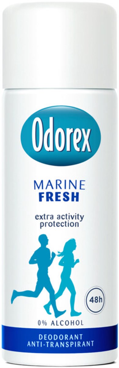 Bol.com Odorex Deodorant Spray Mini Marine Fresh - 6 x 50 ml - Voordeelverpakking aanbieding