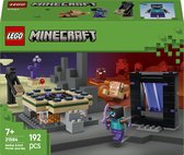 LEGO Minecraft - Voyage au Nether et portail de l'End - Jouets vidéo pour Enfants - 21584
