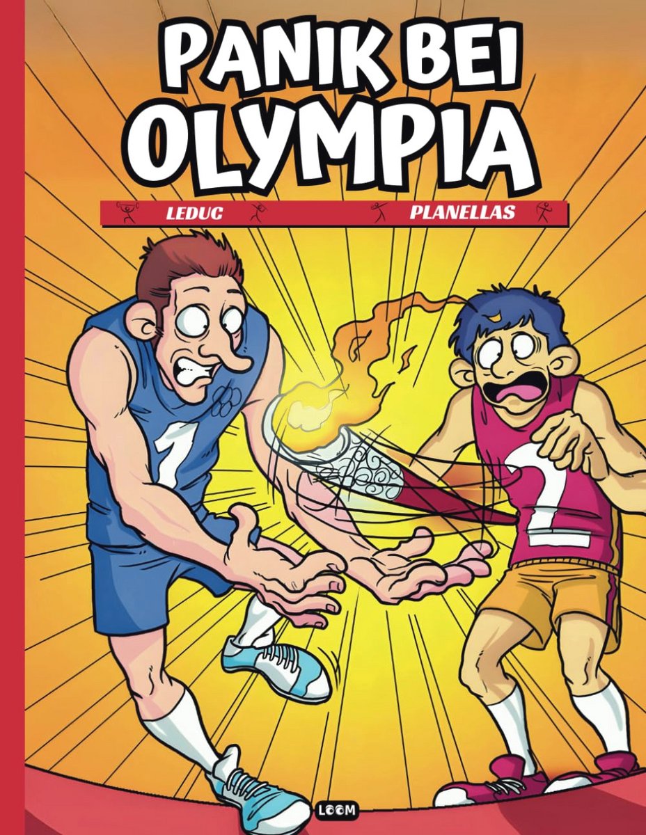 Lustiger Comic über Olympische Spiele für Jugendliche