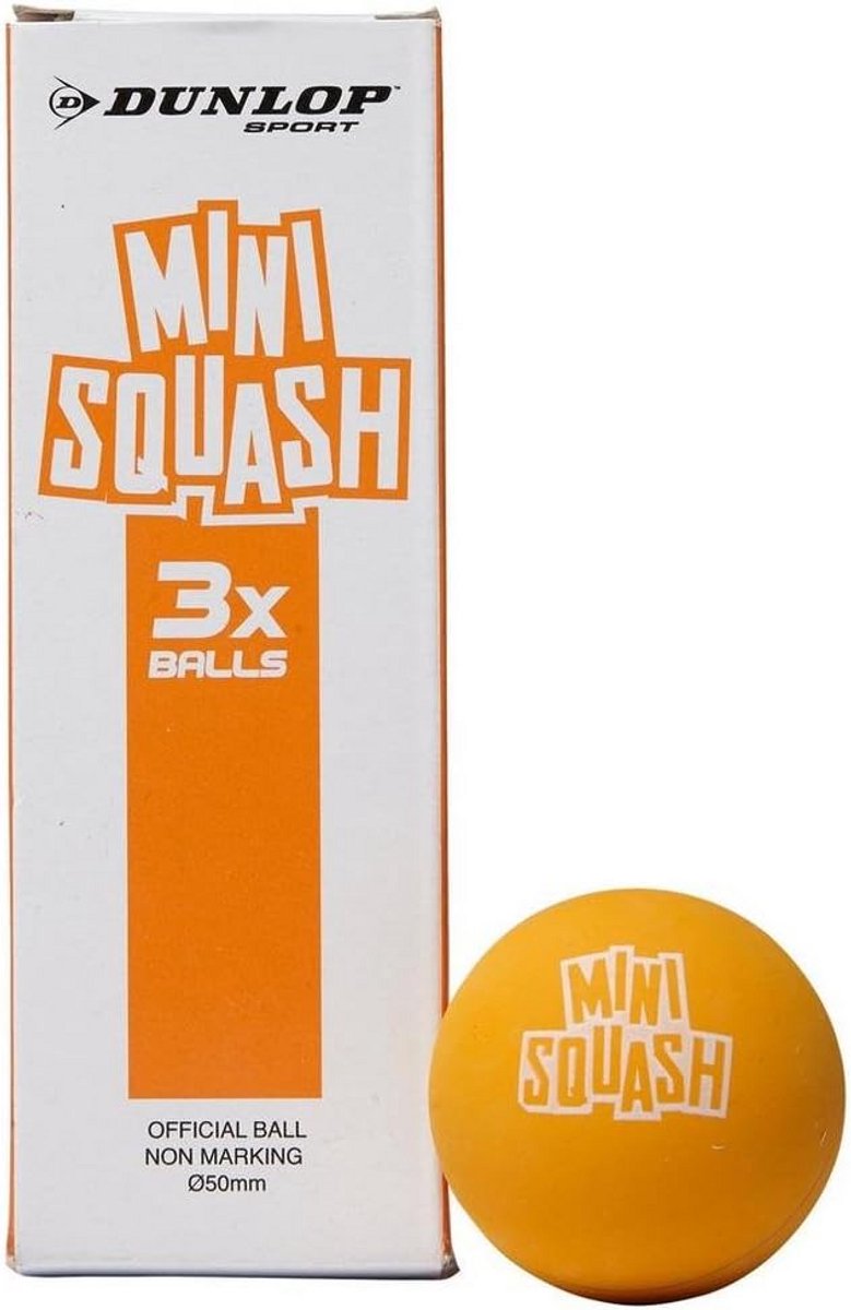 Mini Squash Ballen voor Kinderen 7-10 Jaar (3 Stuks)