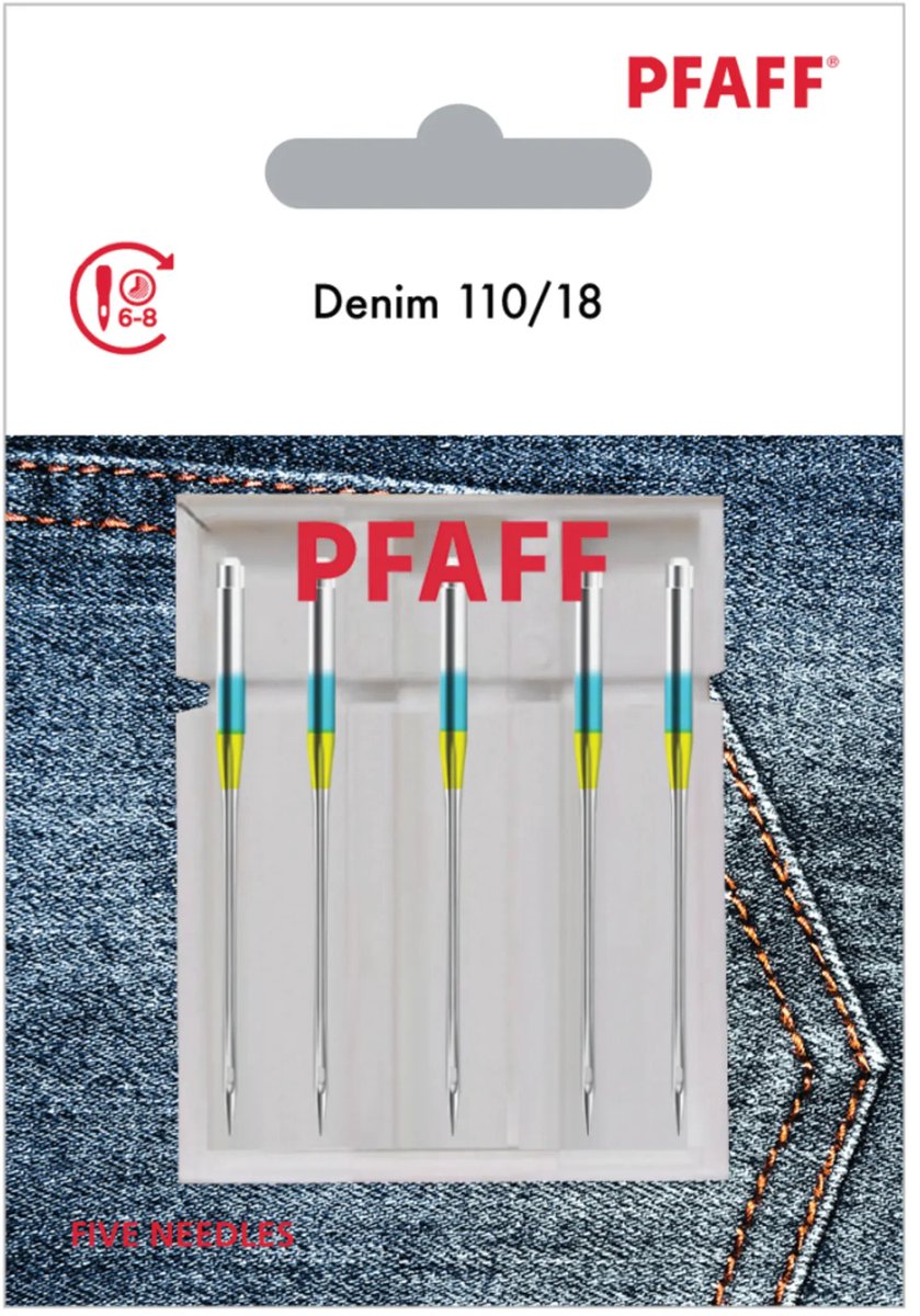 Pfaff Denim 110 (5 stuks) Naalden
