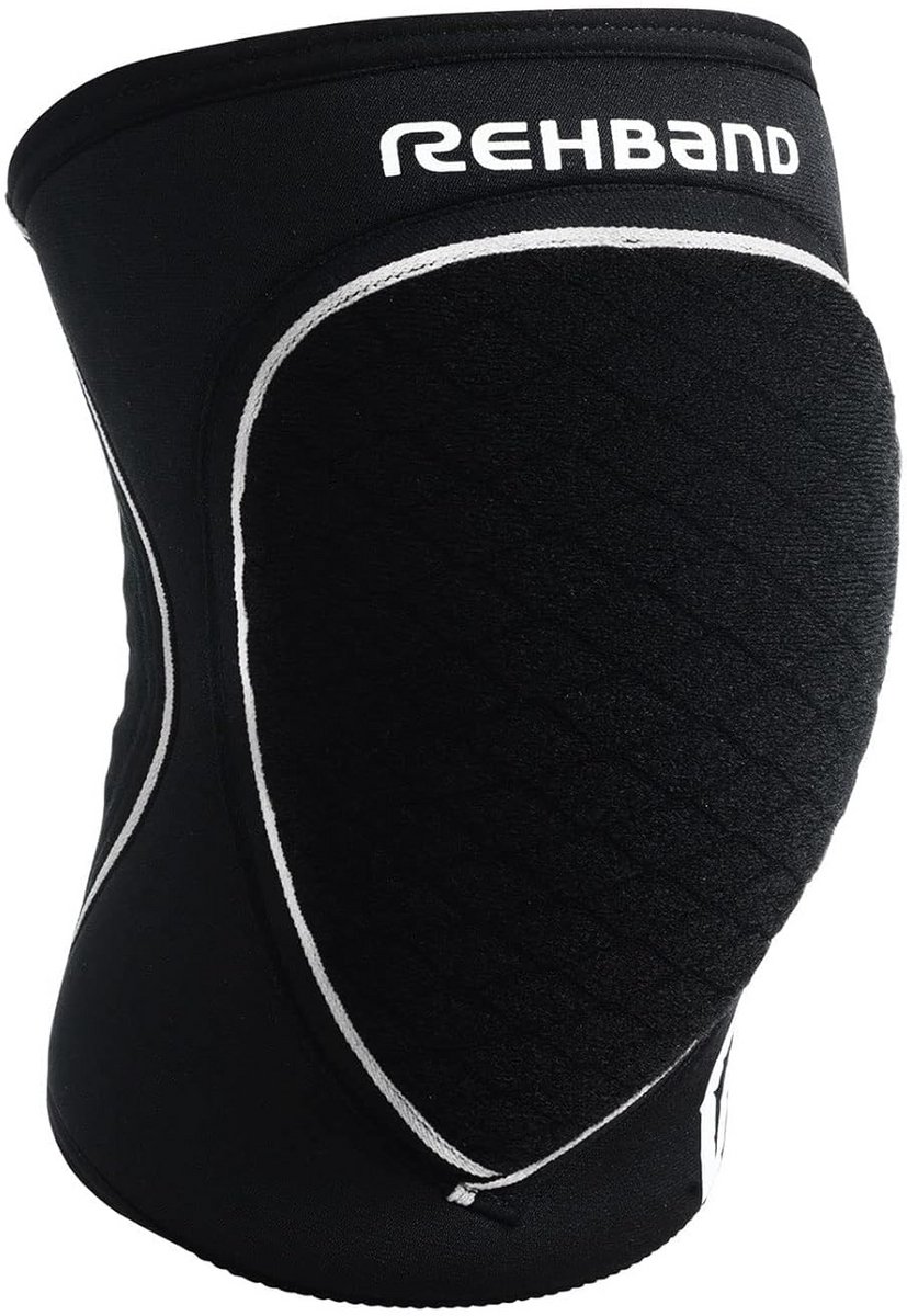Kniebeschermers voor Volleybal, Handbal en Zaalsport - Neopreen Sportkniebeschermer - Comfortabel en Nauwsluitend - Voor Dames en Heren - Zwart - Maat L