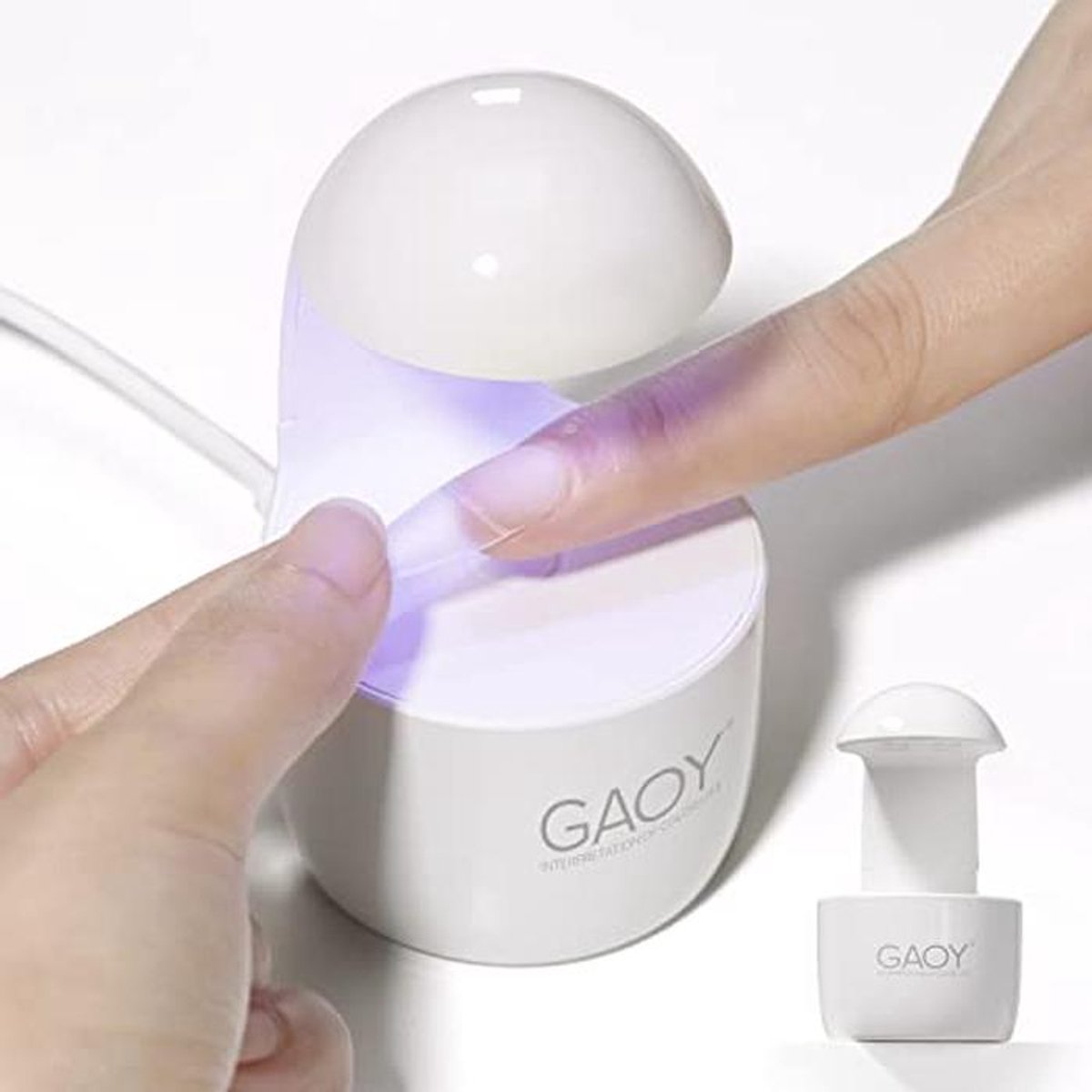 Mini UV Lamp voor Gel Nagels - Klein, Draagbaar, Snelle Droogtijd - USB Nageldroger