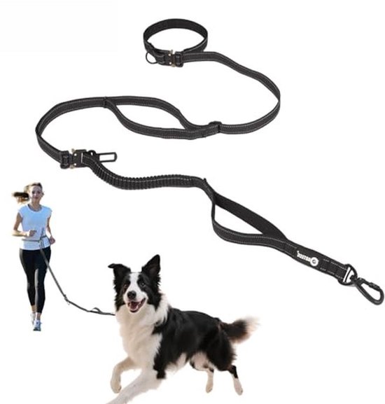 Heavy Duty Bungee hondenriem nylon legering gesp 360 graden