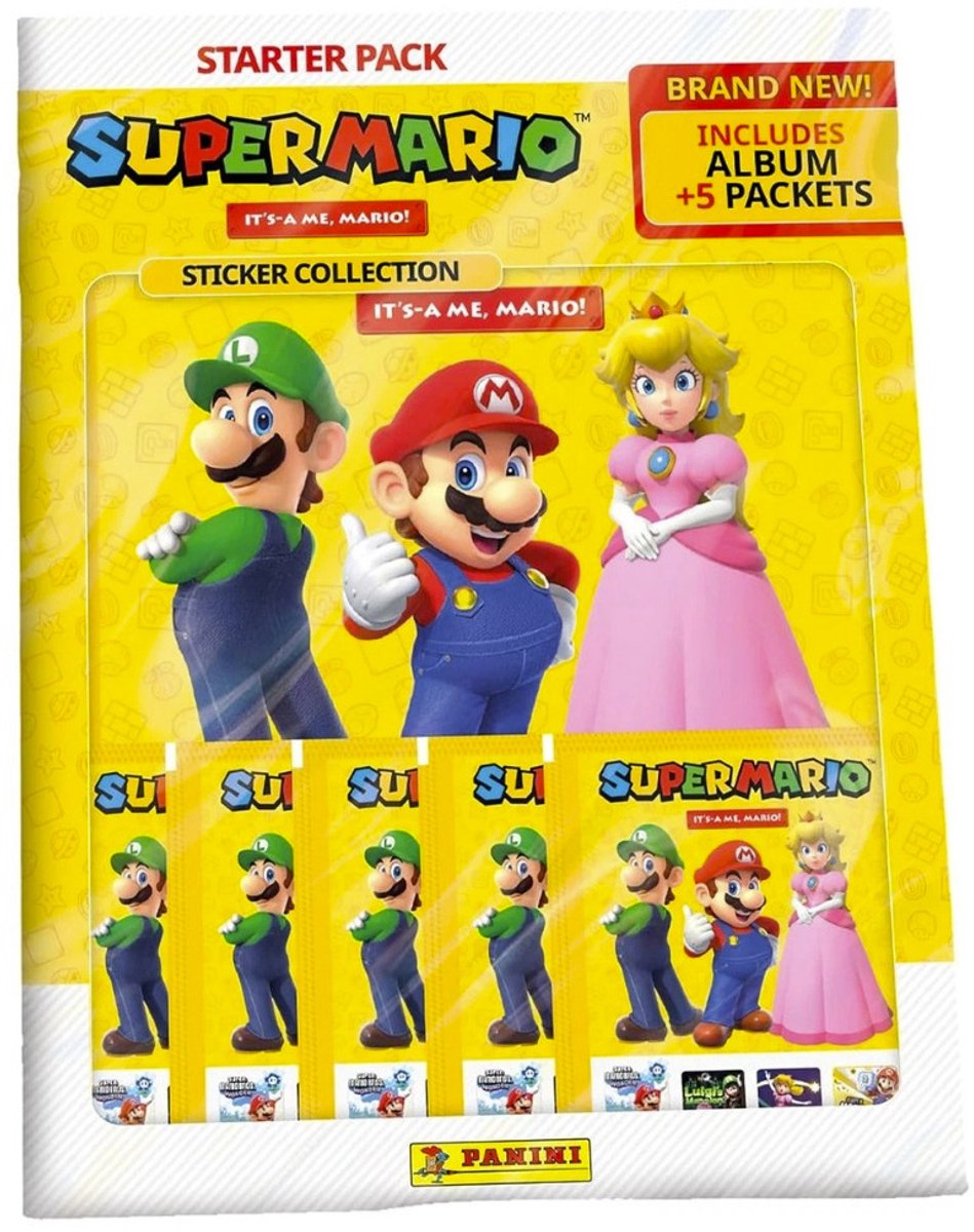 Panini - Super Mario Sticker 2 - Starter Pack