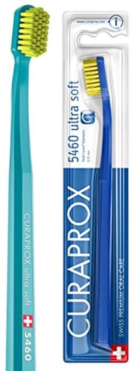 Curaprox CS 5460 Ultra Soft Toothbrush – Targeted Oral Care For Adults | Soft Plaque Removal For Gums | Single Pack