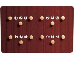 Buffalo scorebord biljart X4 (61x40cm).