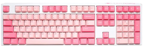 Ducky ONE 3 Gossamer Pink - Toetsenbord - full-size - US-layout - roze