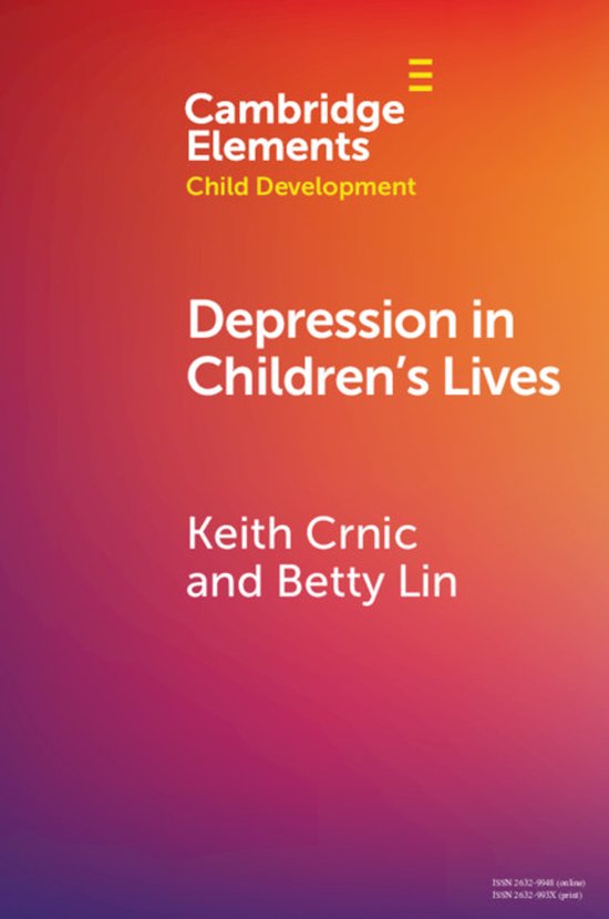 Elements in Child Development- Depression in Children's Live ... - cover
