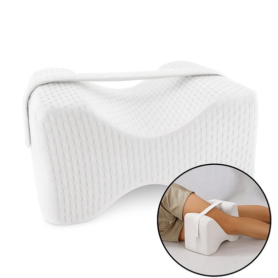AIVOR Kniekussen - Orthopedisch Beenkussen – Zijslaapkussen Voor In Bed - Zwangerschapskussen