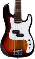 3/4-formaat elektrische basgitaar Fazley Classic Series FPB034 Sunburst