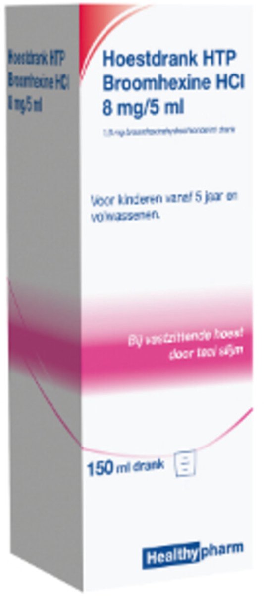 Healthypharm Hoestdrank Volwassen 8mg/5 ml - 3 x 250 ml