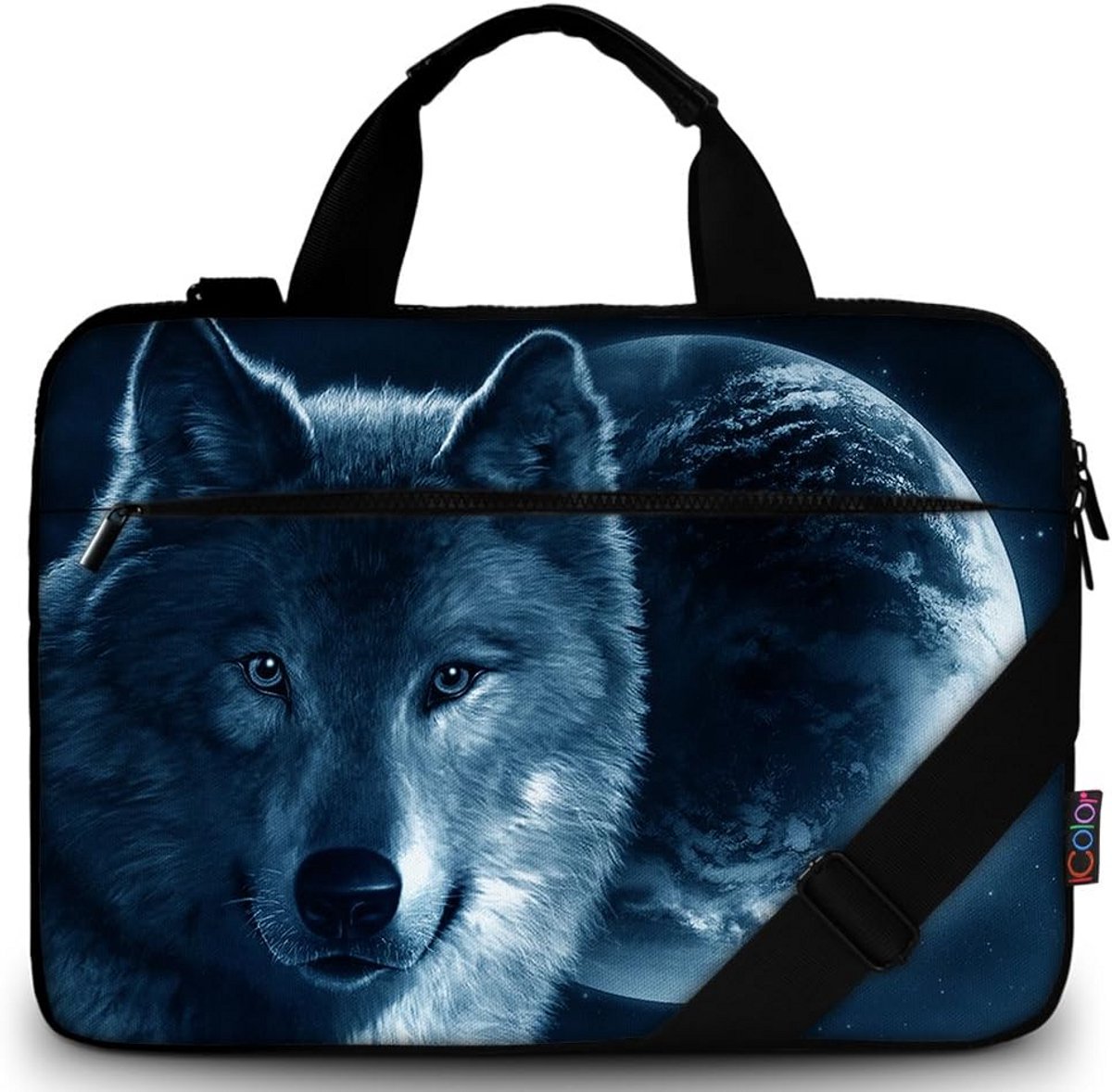 Waterbestendige Laptoptas Beschermhoes 13-15 Inch met Verstelbare Schouderriem