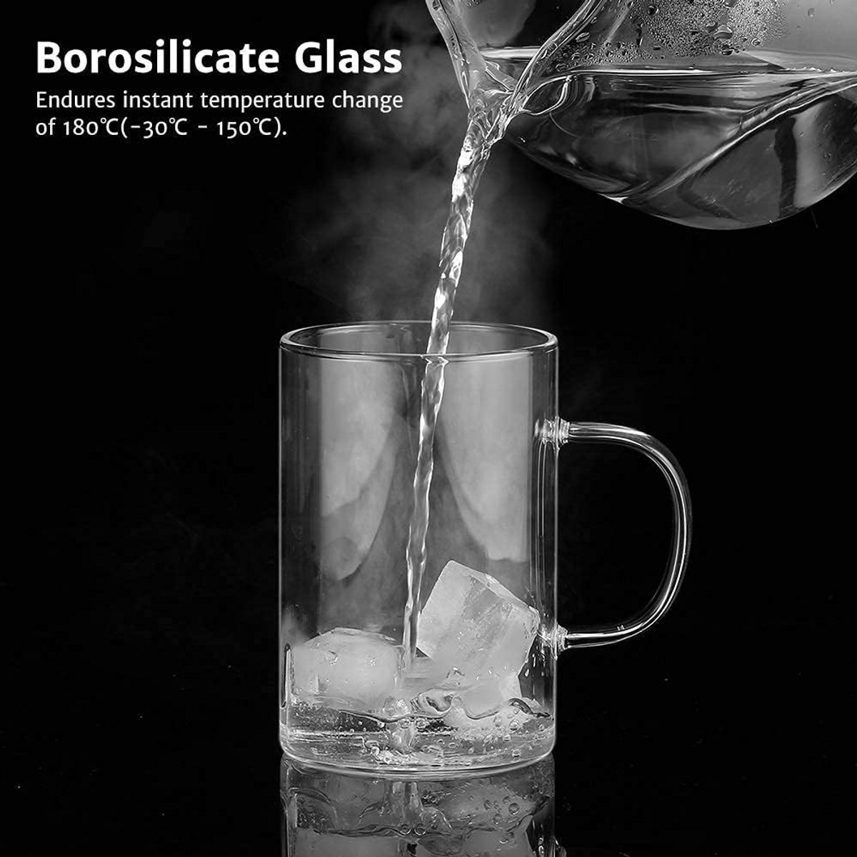 Glazen theebeker met roestvrijstalen zeef en bamboe deksel - 500 ml — cadeau in Kookcadeaus - foto 4
