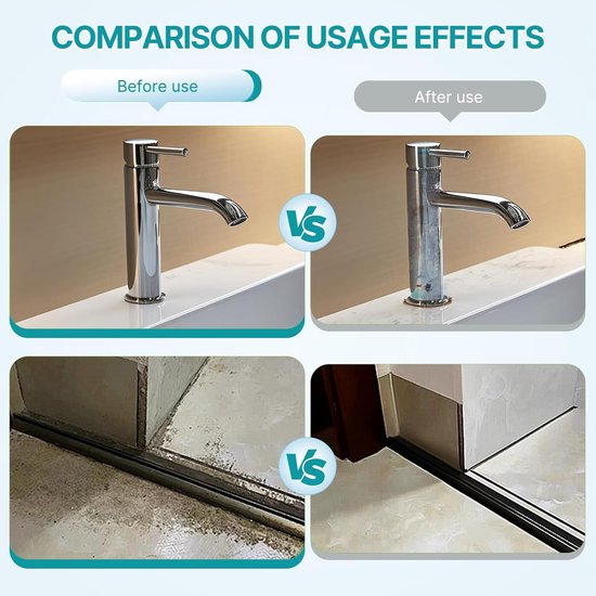 YAGE Crevice Cleaning Brush, Bathroom Tile Groove Crevice Cleaning Brush Hand Held Long Handle Cleaning Tool,Home Kitchen Groove Crevice Window Door Track Tile Groove Bristle Crevice — afbeelding 3