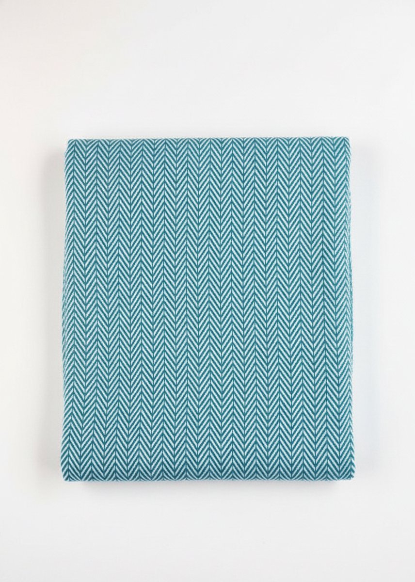 Afrodisias – Turkse hamamdoek – 100x180 cm – katoen – licht & sneldrogend – turkoois