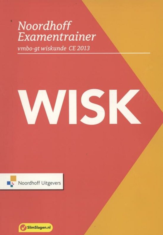 Examentrainer wiskunde vmbo gt 2013 - cover