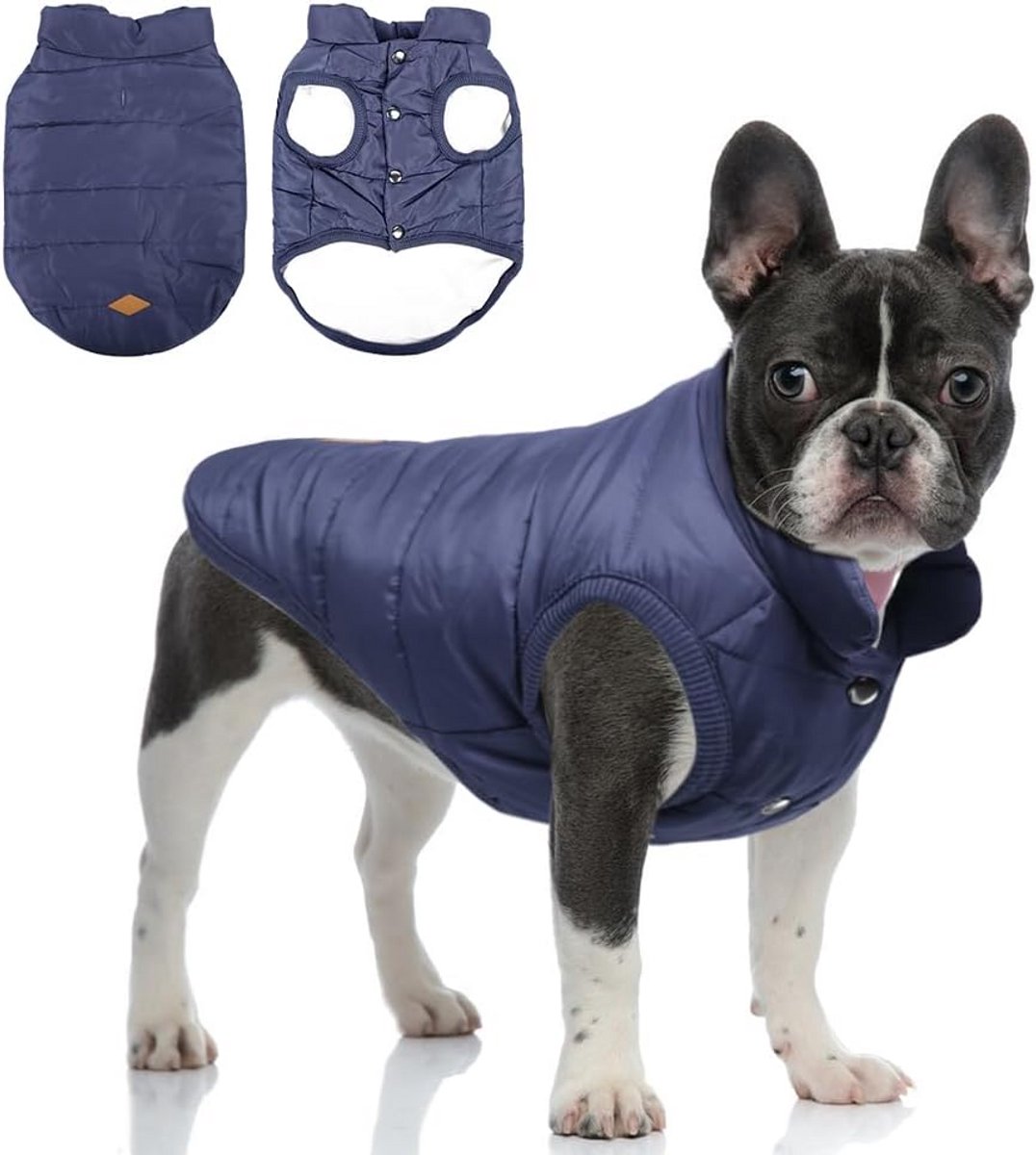 Warme Winterjas voor Hond en Kat met Voering - Comfortabele Honden- en Kattentrui
