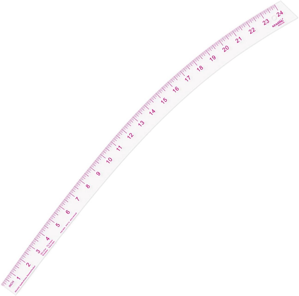 Franse Curve Liniaal - Modellijn Liniaal - Kleding Patronen Maken - Sandwich Lijn Schaal - 24 inch - Transparant