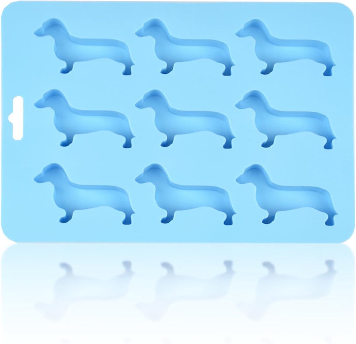 Creatieve Silicone Ijsblokjesvormen voor Teckels - Ideaal voor Feestjes en Verjaardagen