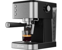 Krachtig Espressomachine met 20 Bar Druk - RVS Behuizing, Geschikt voor Espresso en Cappuccino