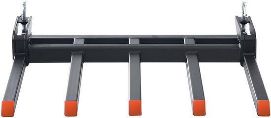 Klembare Vuilvorken voor 48" Emmer, Capaciteit van 2600 Lbs, Zware Palletvorken voor Lader, Schranklader, Tractor, Ideaal voor Het Reinigen van Gevallen Takken En Tuinafval van Merkloos	 — afbeelding 2