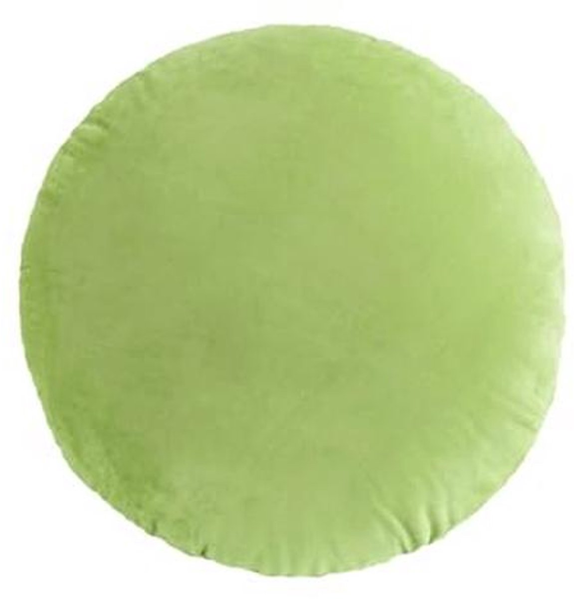 Zacht Rond Sierkussen 45 cm voor Woonkamer, Sofa, Bed en Auto - Groen Vloerkussen