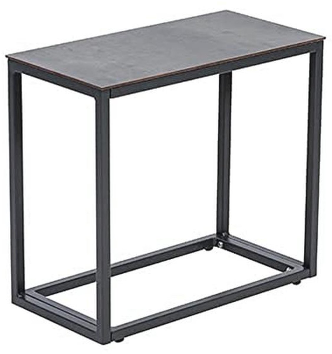 Moderne Aluminium Bijzettafel in Antraciet voor Binnen en Buiten