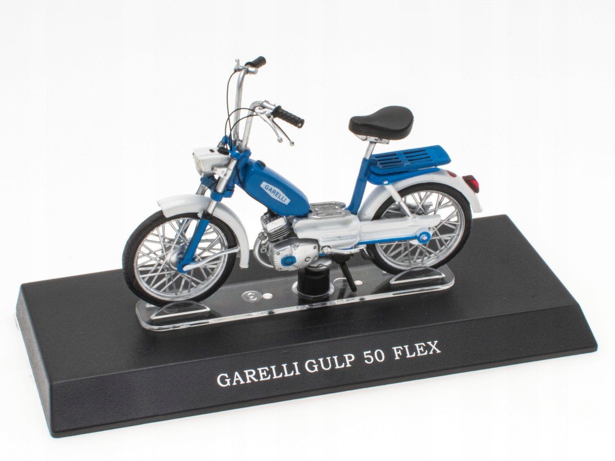 Garelli Gulp 50 Flex Scooter Model 1/18 LeoModels Blauw