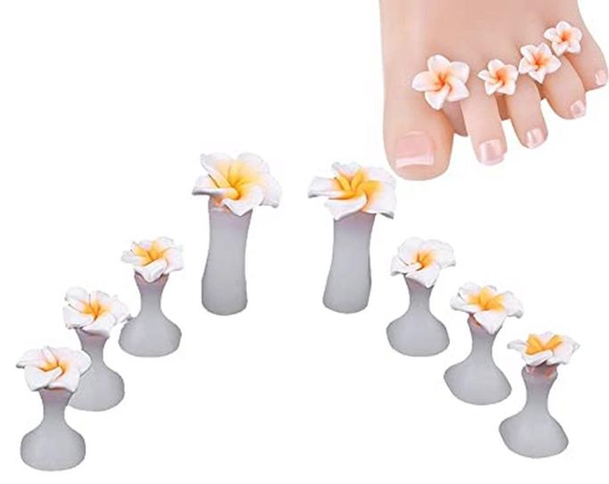 Siliconen Teenafscheiders voor Nagellak en Pedicure - Handige Tussenstukken voor Perfecte Nagelkunst