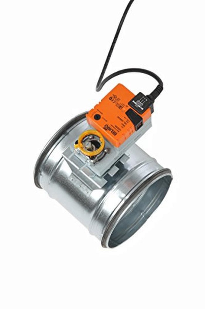Afsluitklep 125 mm met Aandrijving