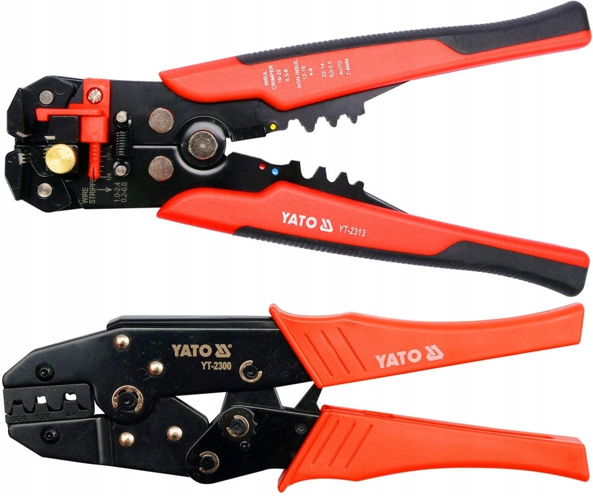 Yato Krimptang & Stripper Set 0,5-6mm²