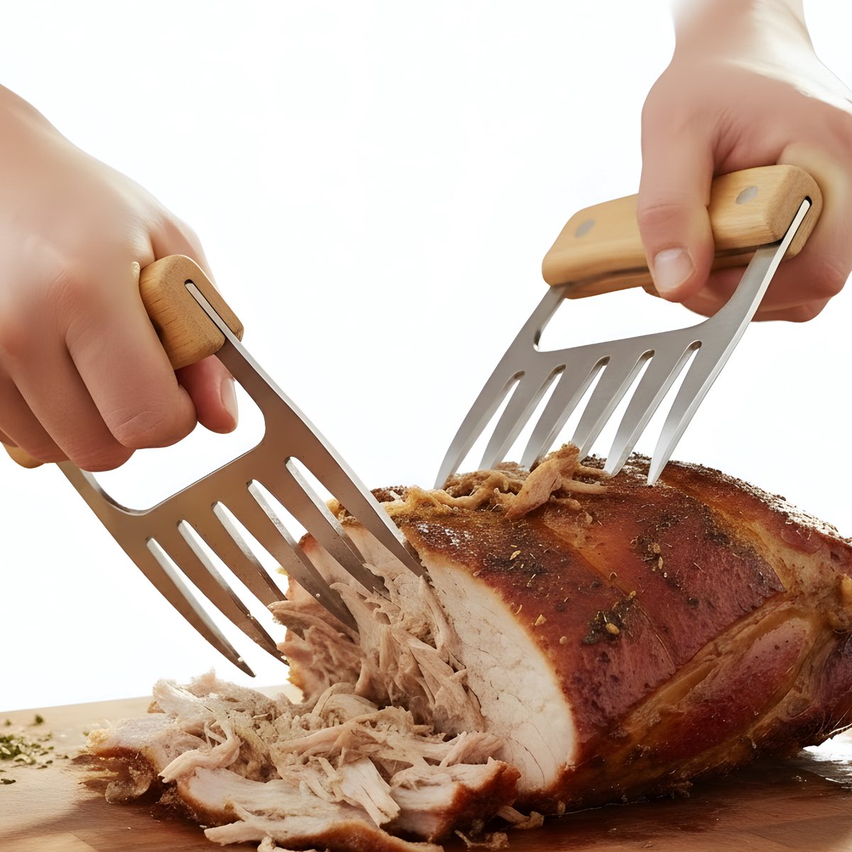 Lomera Vleesklauwen Bbq - Pulled Pork Klauwen - Meat Claws - Bbq Accessoires - Vlees Shredder - Vleesklauwen Set - Vleesklauwen 2 Stuks - Pulled Chicken - Vlees Klauw