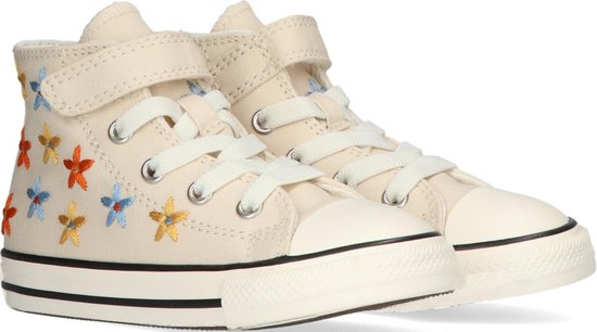 bol.com | Converse Meisjes Hoge sneakers Chuck Taylor All Star 1v - Beige - Maat  24