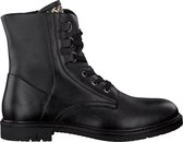 Apples & Pears Gessica Veterboots - Laarzen Met Veters - Meisjes - Zwart - Maat 31