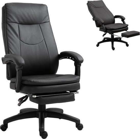 Bureaustoel - Ergonomische bureaustoel - Game - stoel - Met voetensteun -... | bol.com