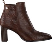 Notre-V 14838 Enkellaarsjes - Enkelboots - Dames - Bruin - Maat 42