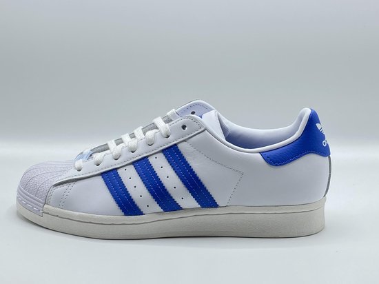 Adidas Superstar (Wit/Blauw) - Maat 40 2/3 | bol