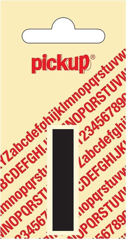 Pickup plakletter Helvetica 40 mm - zwart I